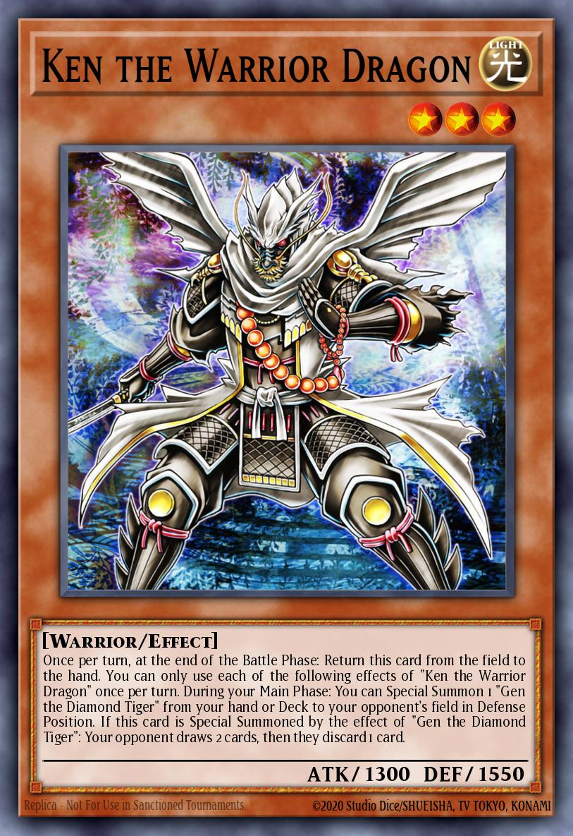 Ken the Warrior Dragon Ultra Rare MP24-EN246 25th Anniversary Tin Dueling Mirrors Yugioh card