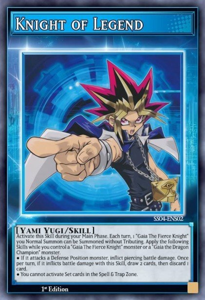 Knight of Legend Common SS04-ENS02 Speed Duel Starter Decks Match of the Millennium Yugioh card