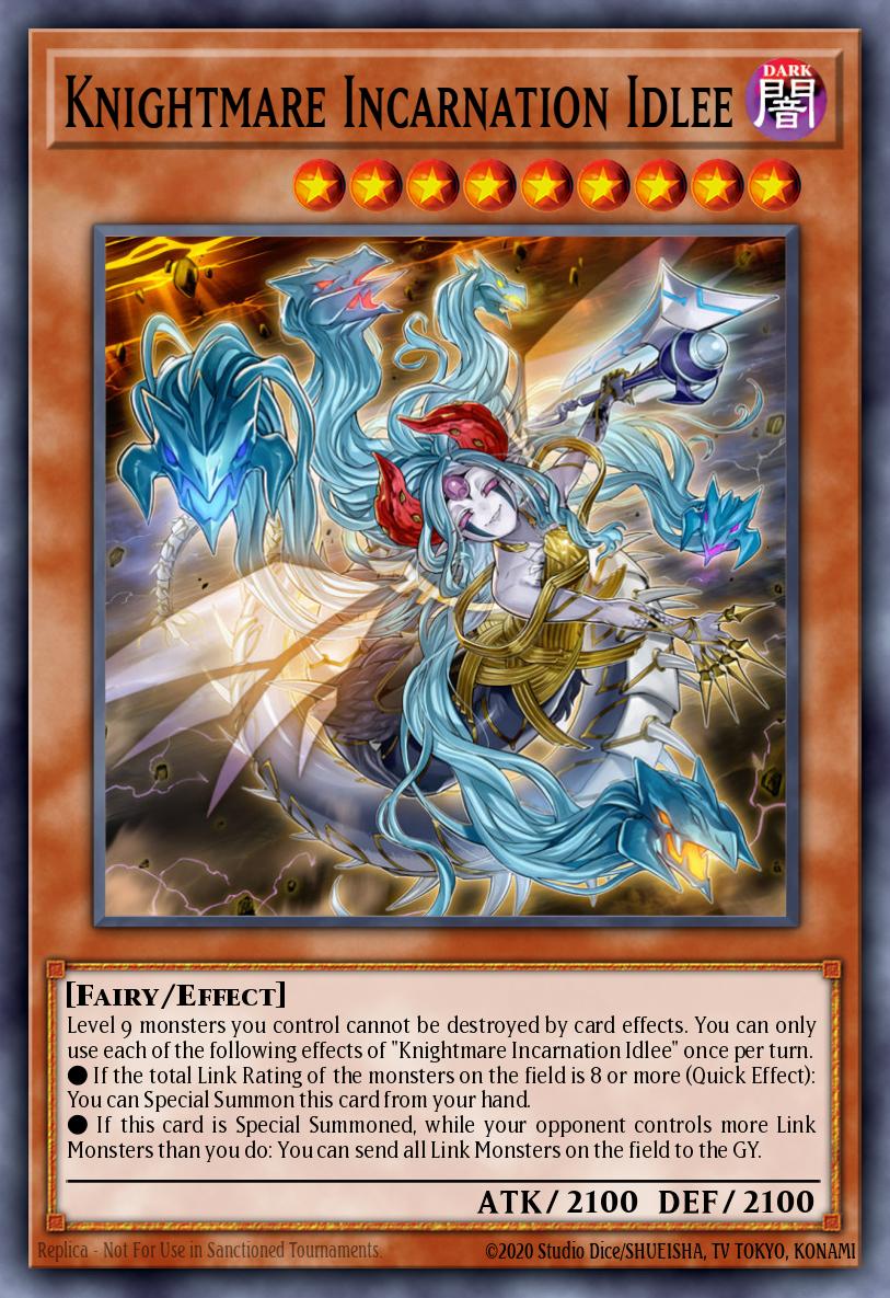 Knightmare Incarnation Idlee Super Rare MP20-EN057 2020 Tin of Lost Memories Mega Pack Yugioh card