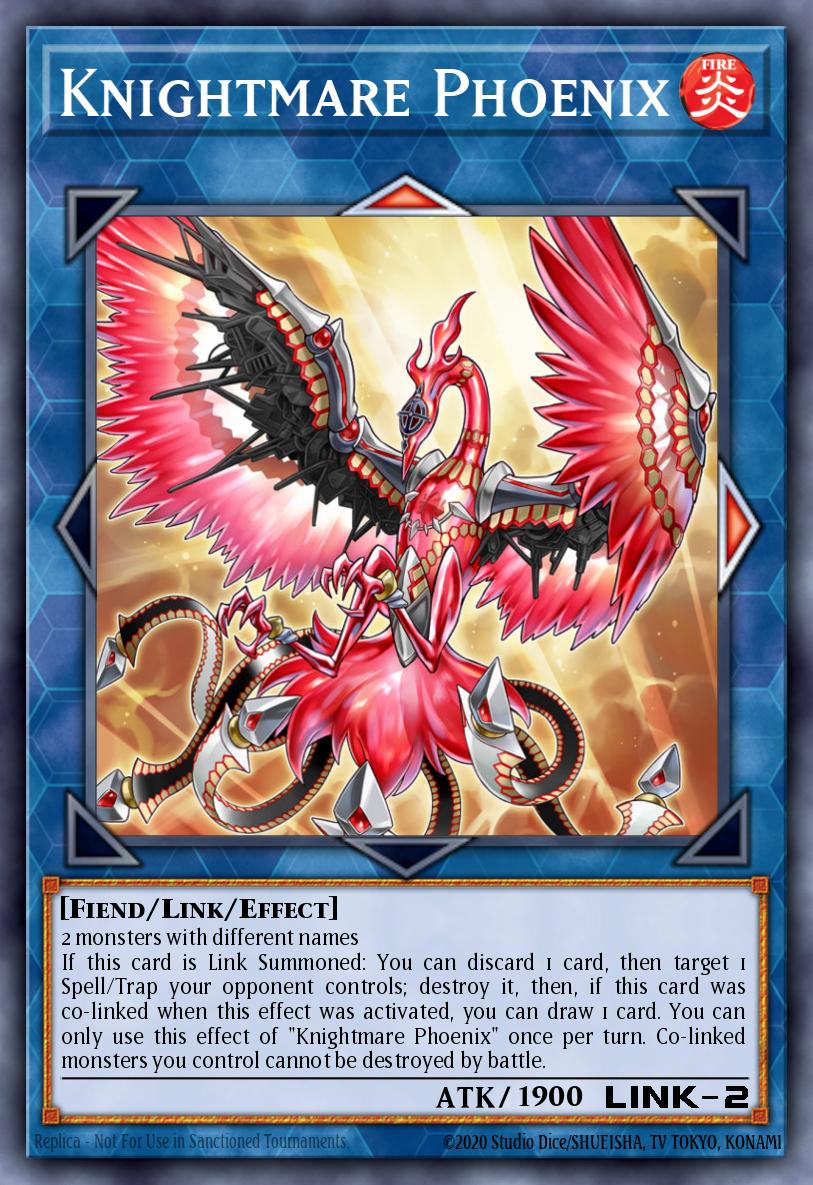 Knightmare Phoenix Ultra Rare MP19-EN027 2019 Gold Sarcophagus Tin Mega Pack Yugioh card