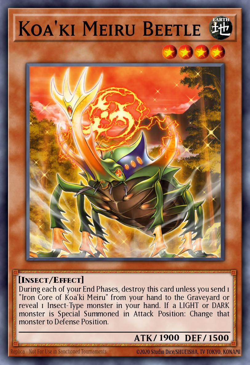 Koaki Meiru Beetle Rare BP03-EN066 Battle Pack 3 Monster League Yugioh card