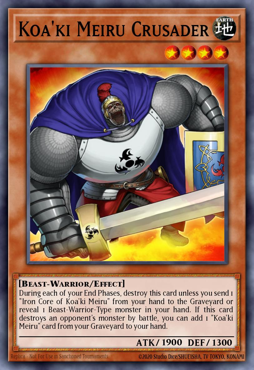 Koaki Meiru Crusader Super Rare ANPR-EN019 Ancient Prophecy Yugioh card