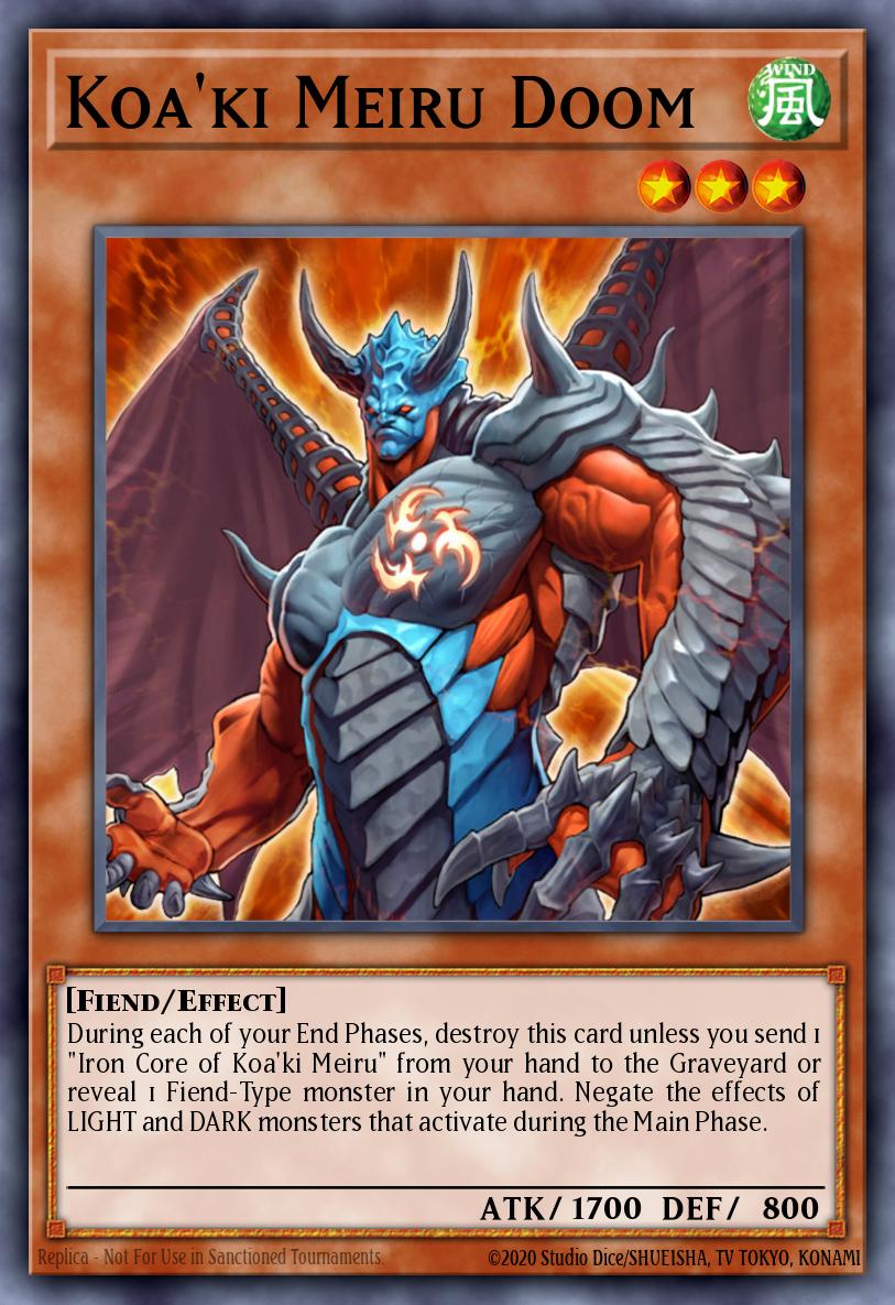 Koaki Meiru Doom Rare BP03-EN058 Battle Pack 3 Monster League Yugioh card