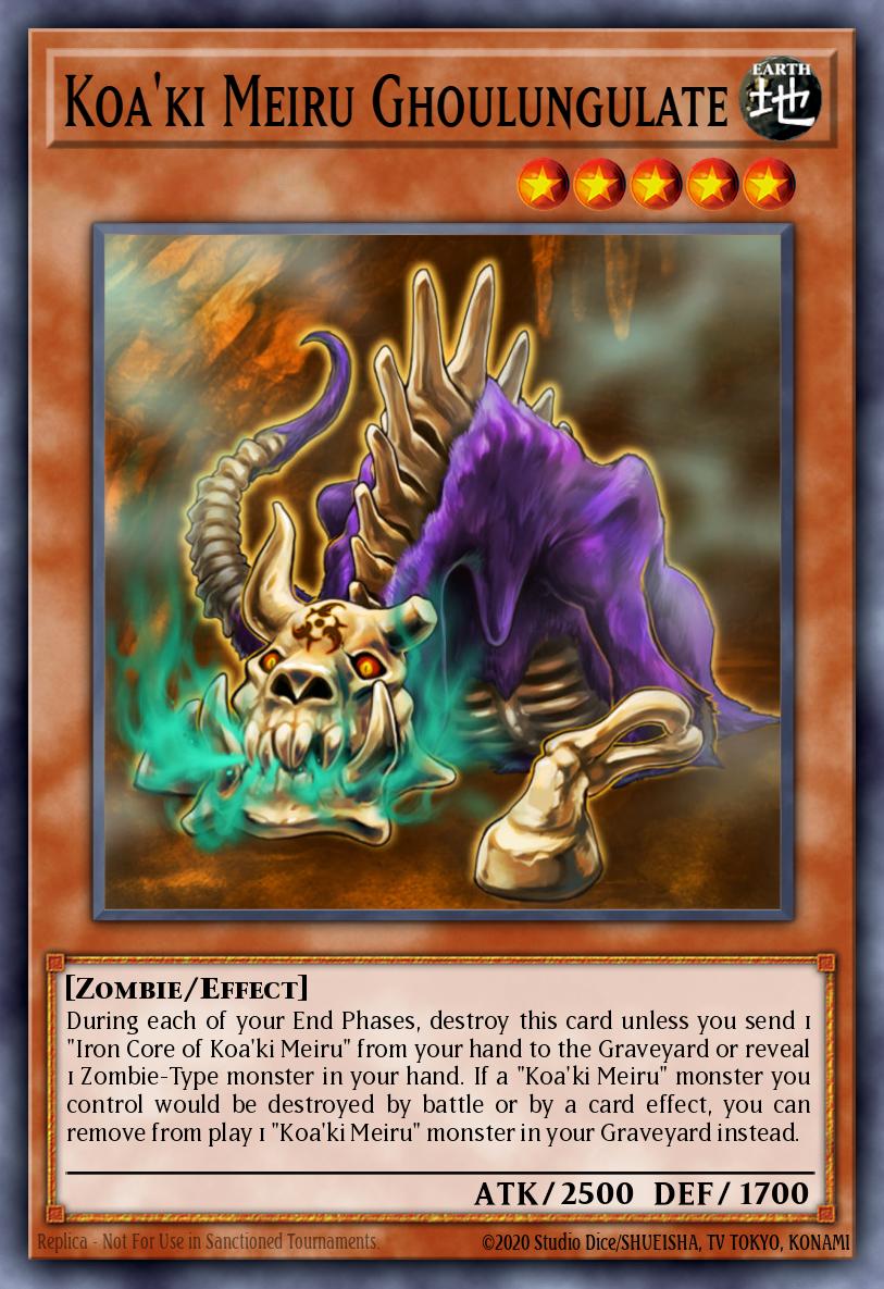 Koaki Meiru Ghoulungulate Ultimate Rare ANPR-EN082 Ancient Prophecy Yugioh card