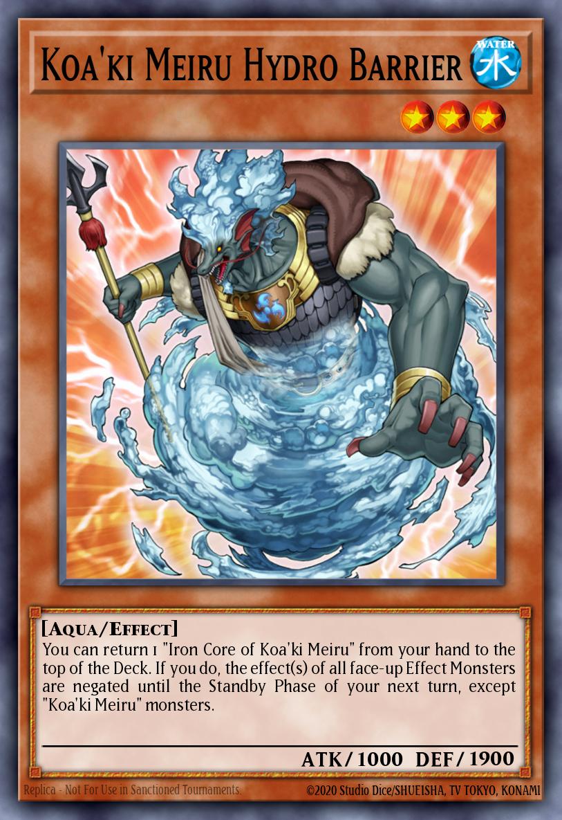 Koaki Meiru Hydro Barrier Common ANPR-EN022 Ancient Prophecy Yugioh card
