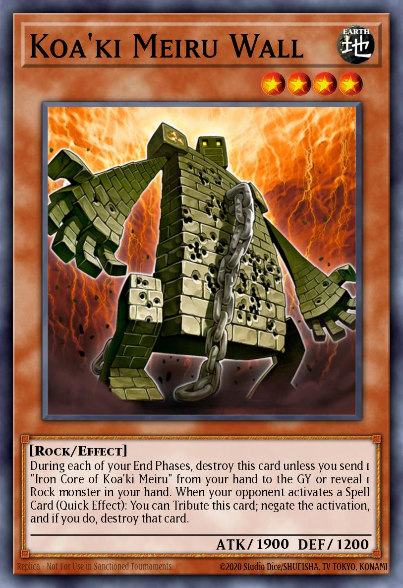 Koaki Meiru Wall Rare BP03-EN081 Battle Pack 3 Monster League Yugioh card