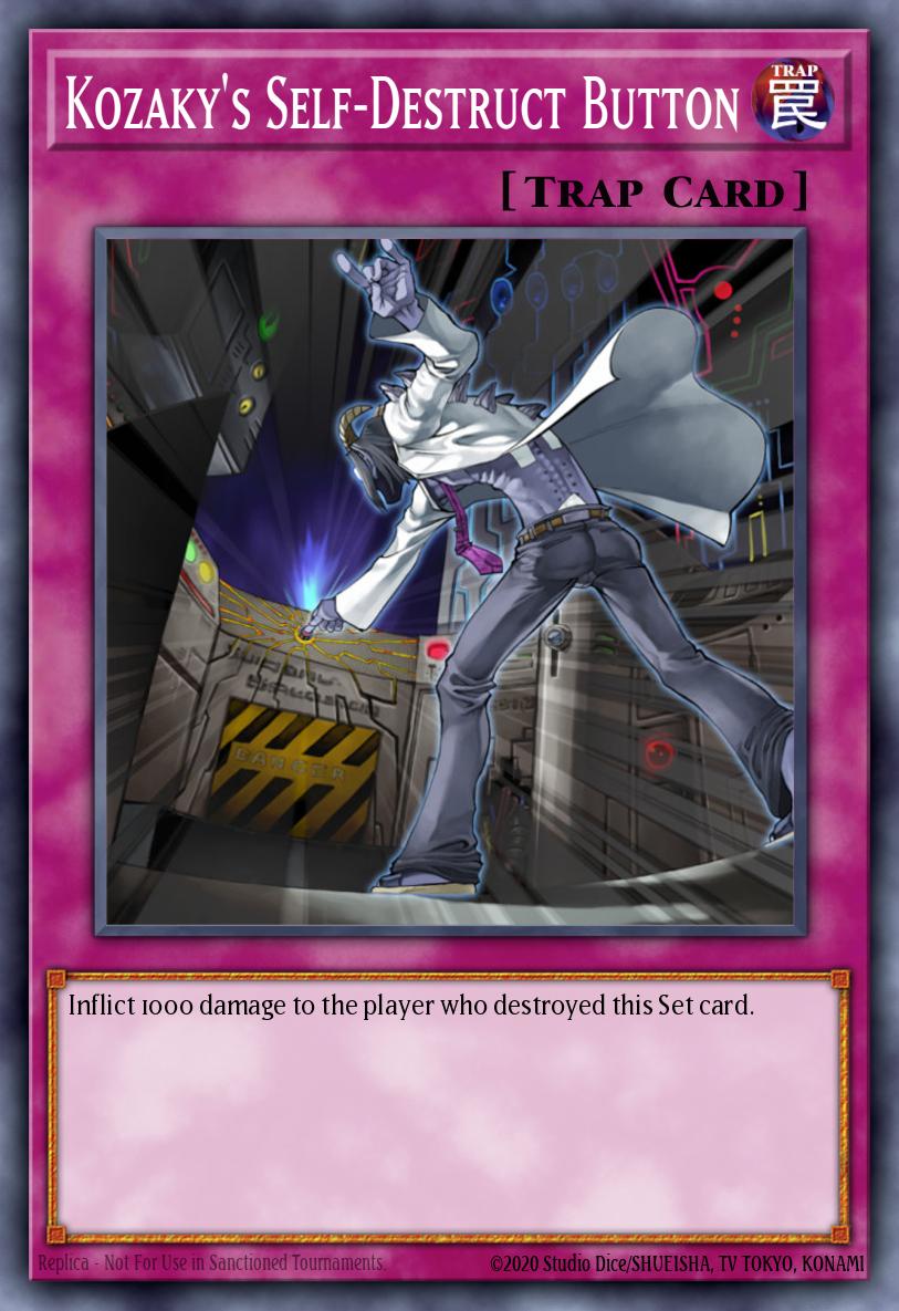Kozakys Self-Destruct Button Rare DR3-EN232 Dark Revelation Volume 3 Yugioh card