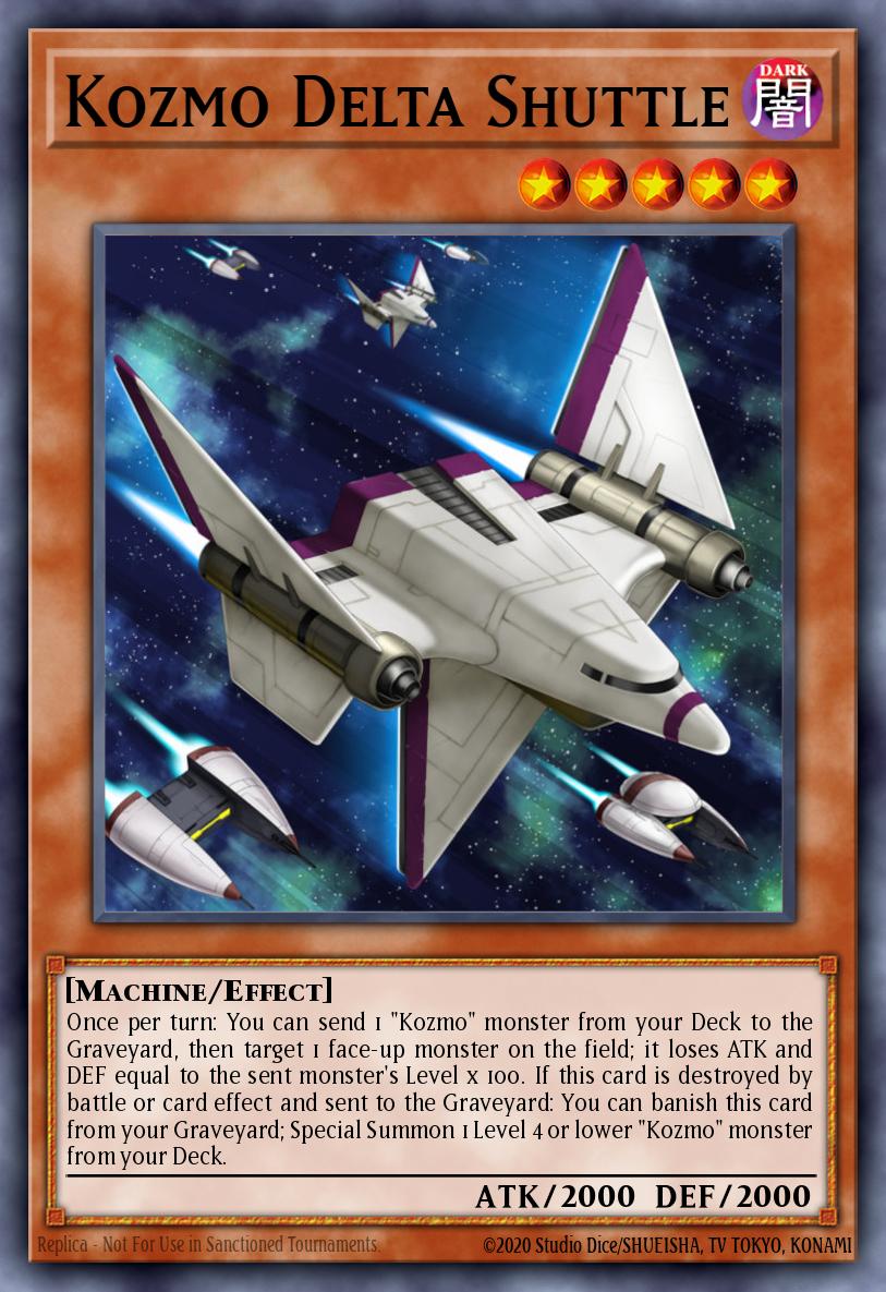 Kozmo Delta Shuttle Common BOSH-EN084 Breakers of Shadow Yugioh card