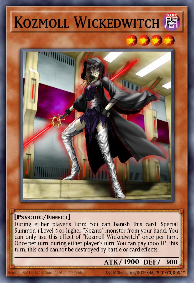 Kozmoll Wickedwitch Common DOCS-EN083 Dimension of Chaos Yugioh card