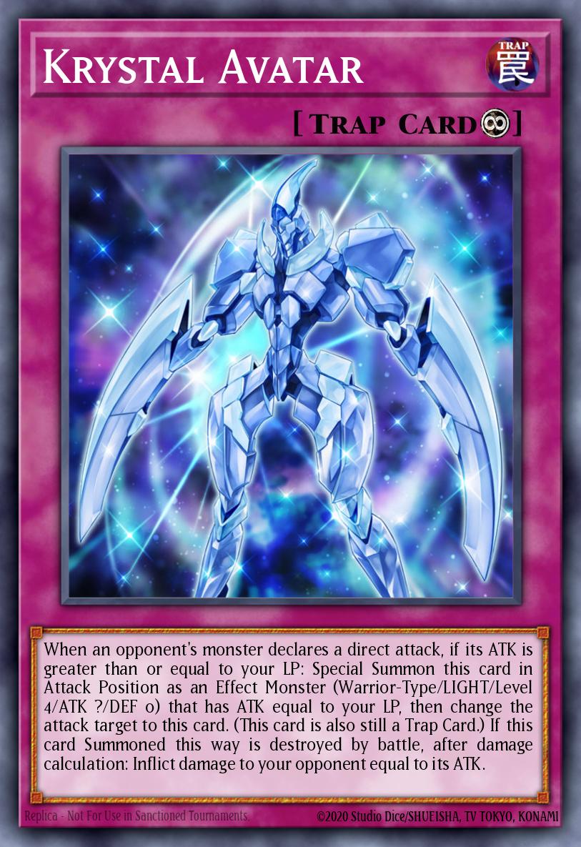 Krystal Avatar Ultra Rare MVP1-EN011 Yu-Gi-Oh! The Dark Side of Dimensions Movie Pack Yugioh card