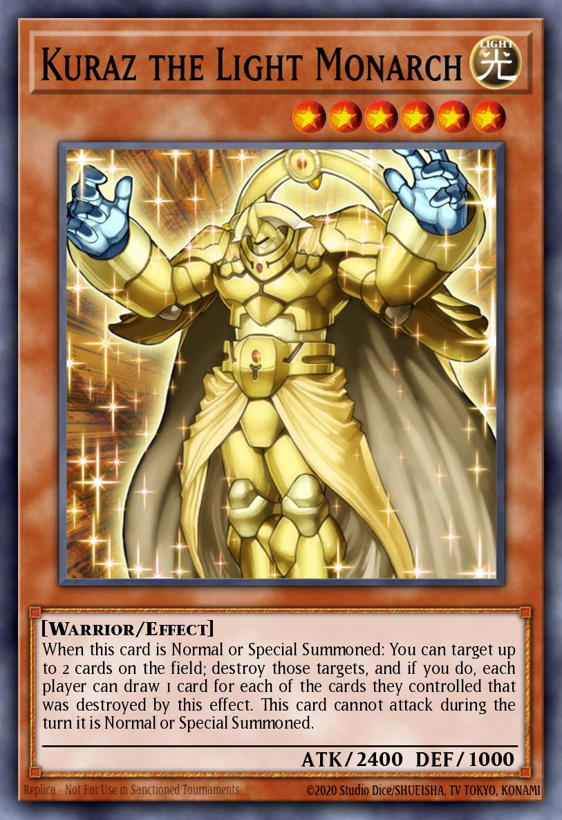 Kuraz the Light Monarch Rare DL16-EN004 Duelist League 16 participation cards Yugioh card