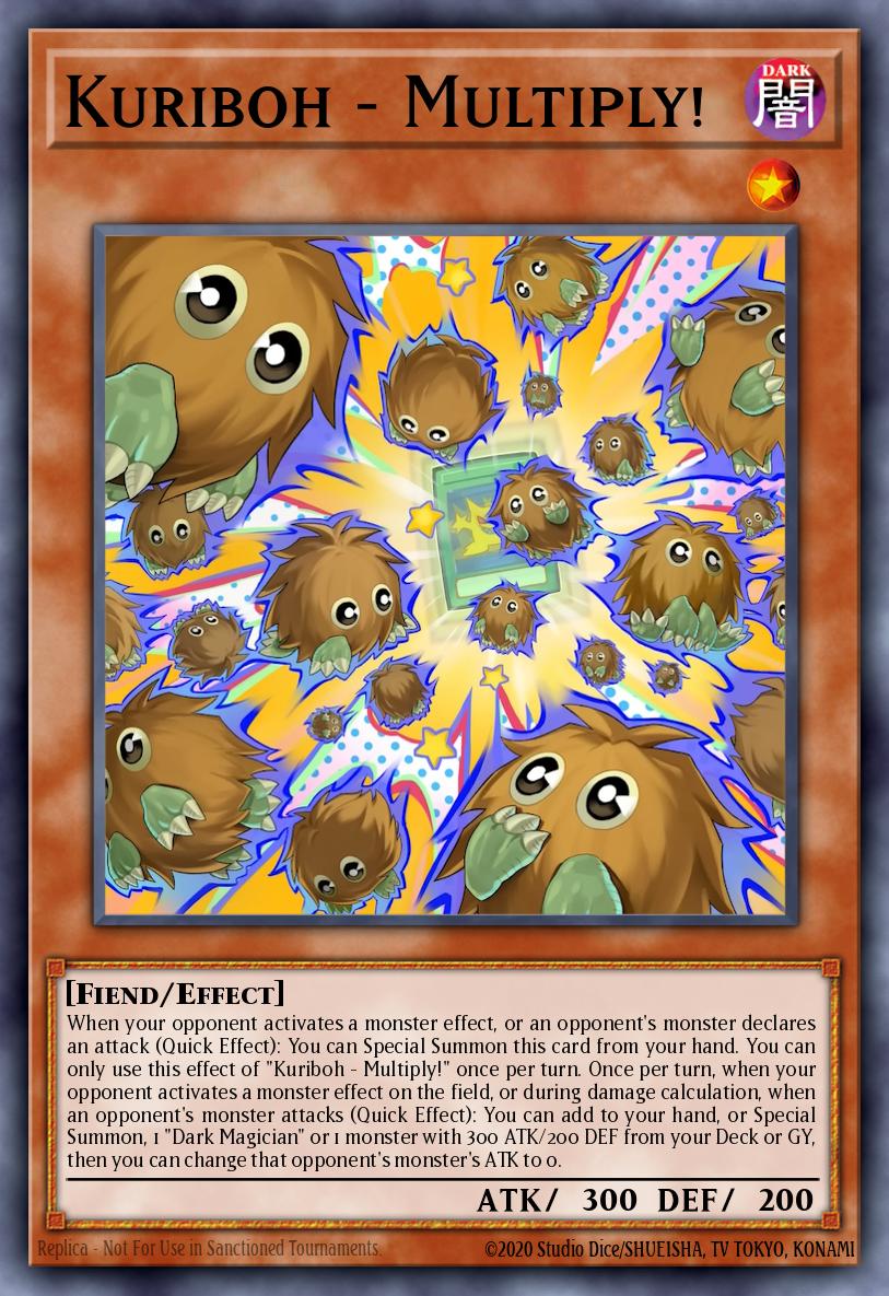 Kuriboh - Multiply! Grand Master Rare MAMO-EN002 Magnificent Monsters Yugioh card