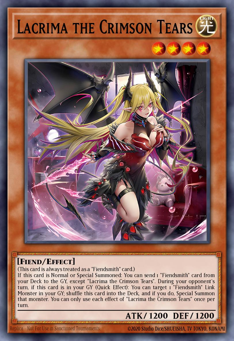 Lacrima the Crimson Tears Ultra Rare BLGG-EN081 Battles of Legend: Glorious Gallery Yugioh card