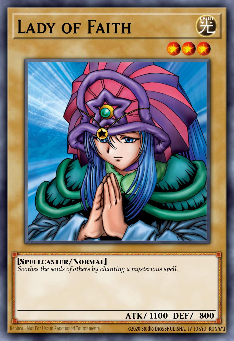 Lady of Faith Common MRD-119 Metal Raiders Yugioh card