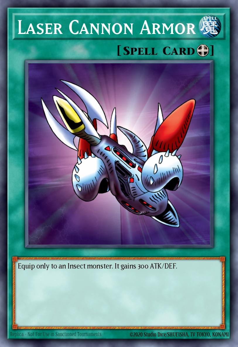 Laser Cannon Armor Short Print LOB-089 Legend of Blue Eyes White Dragon Yugioh card