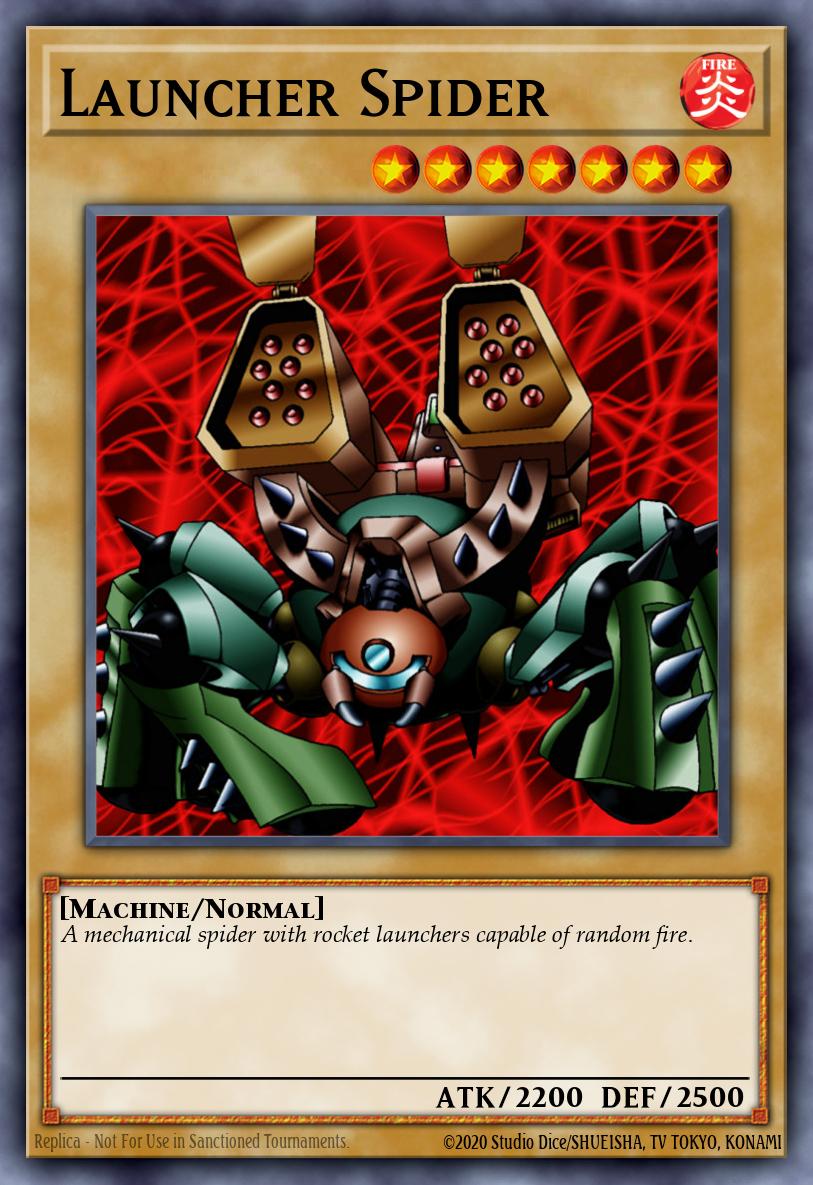 Launcher Spider Common STAS-EN004 2-Player Starter Set Yugioh card