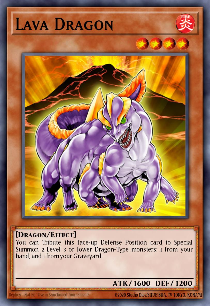 Lava Dragon Common RGBT-EN037 Raging Battle Yugioh card