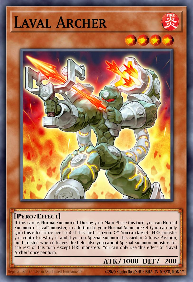 Laval Archer Ultra Rare GFTP-EN002 Ghosts From the Past Yugioh card