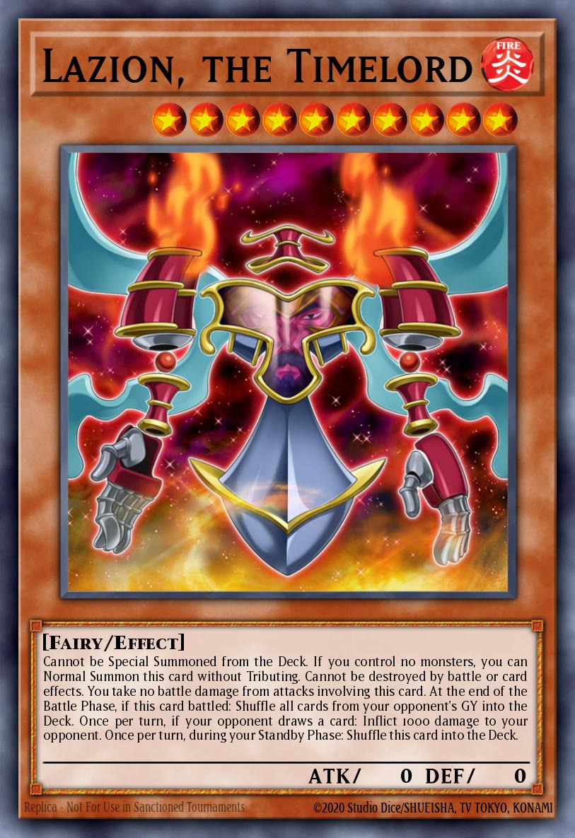 Lazion the Timelord Ultra Rare BLLR-EN031 Battles of Legend Lights Revenge Yugioh card