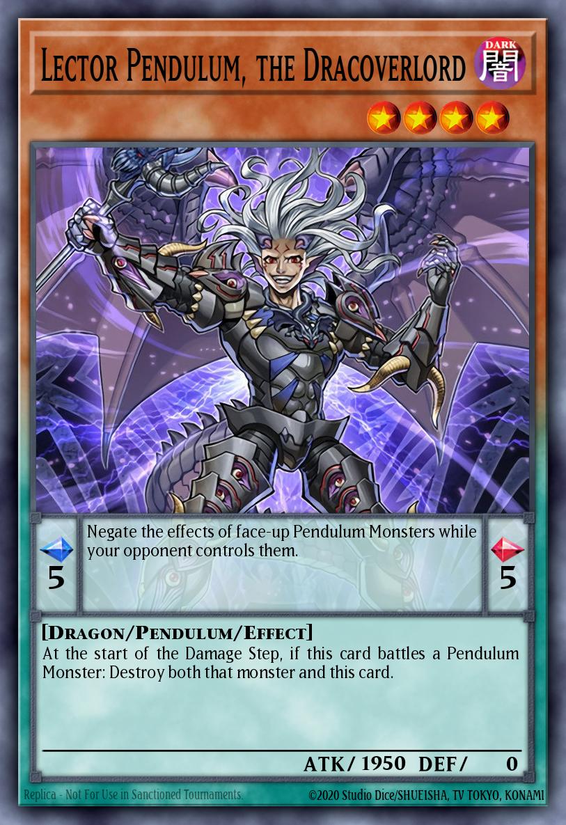 Lector Pendulum the Dracoverlord Ultra Rare MP17-EN014 2017 Mega-Tin Mega Pack Yugioh card