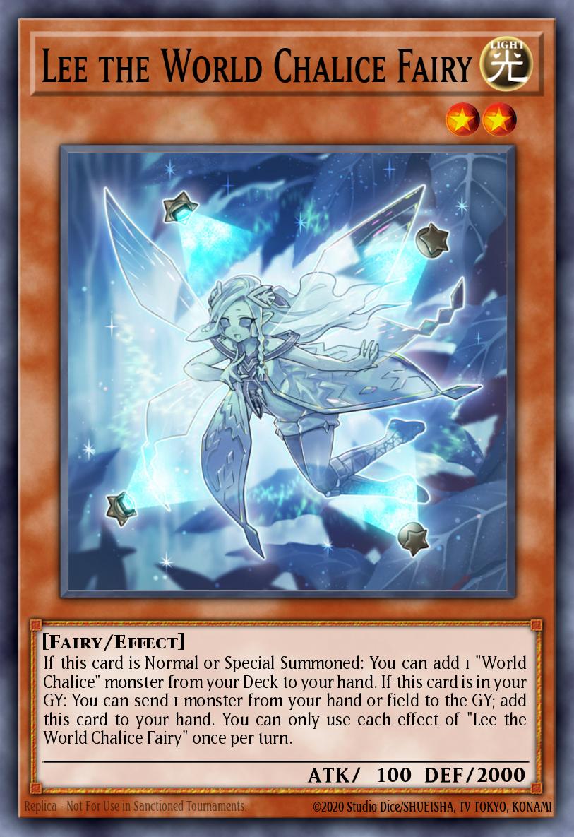 Lee the World Chalice Fairy Ultra Rare MP18-EN048 2018 Mega-Tin Mega Pack Yugioh card