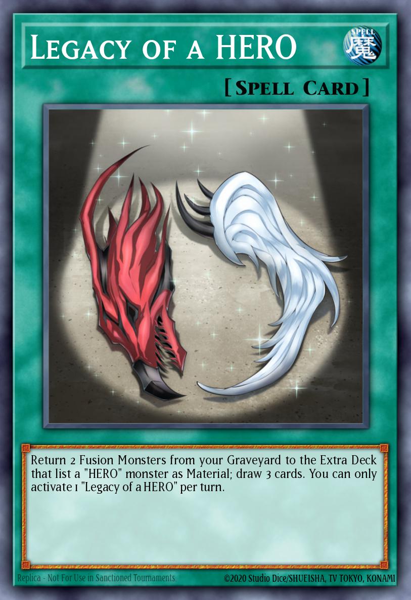 Legacy of a HERO Ultra Rare DUSA-EN019 Duelist Saga Yugioh card