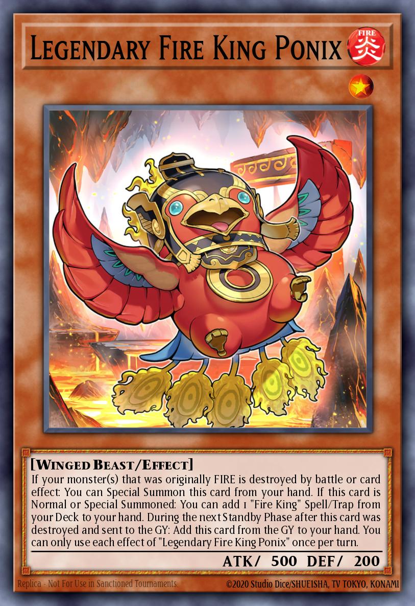 Legendary Fire King Ponix Starlight Rare MP25-EN048 2025 Mega-Pack Tin Yugioh card