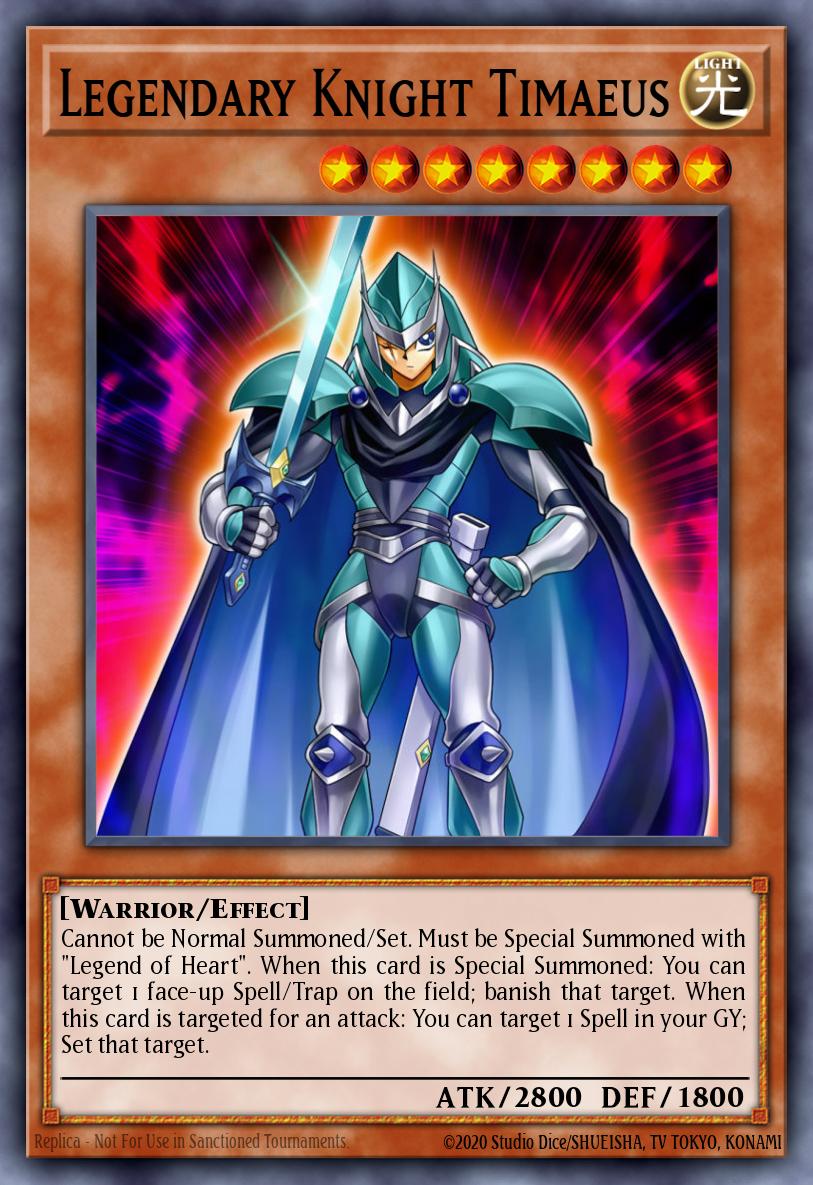 Legendary Knight Timaeus Secret Rare DRLG-EN001 Dragons of Legend Yugioh card