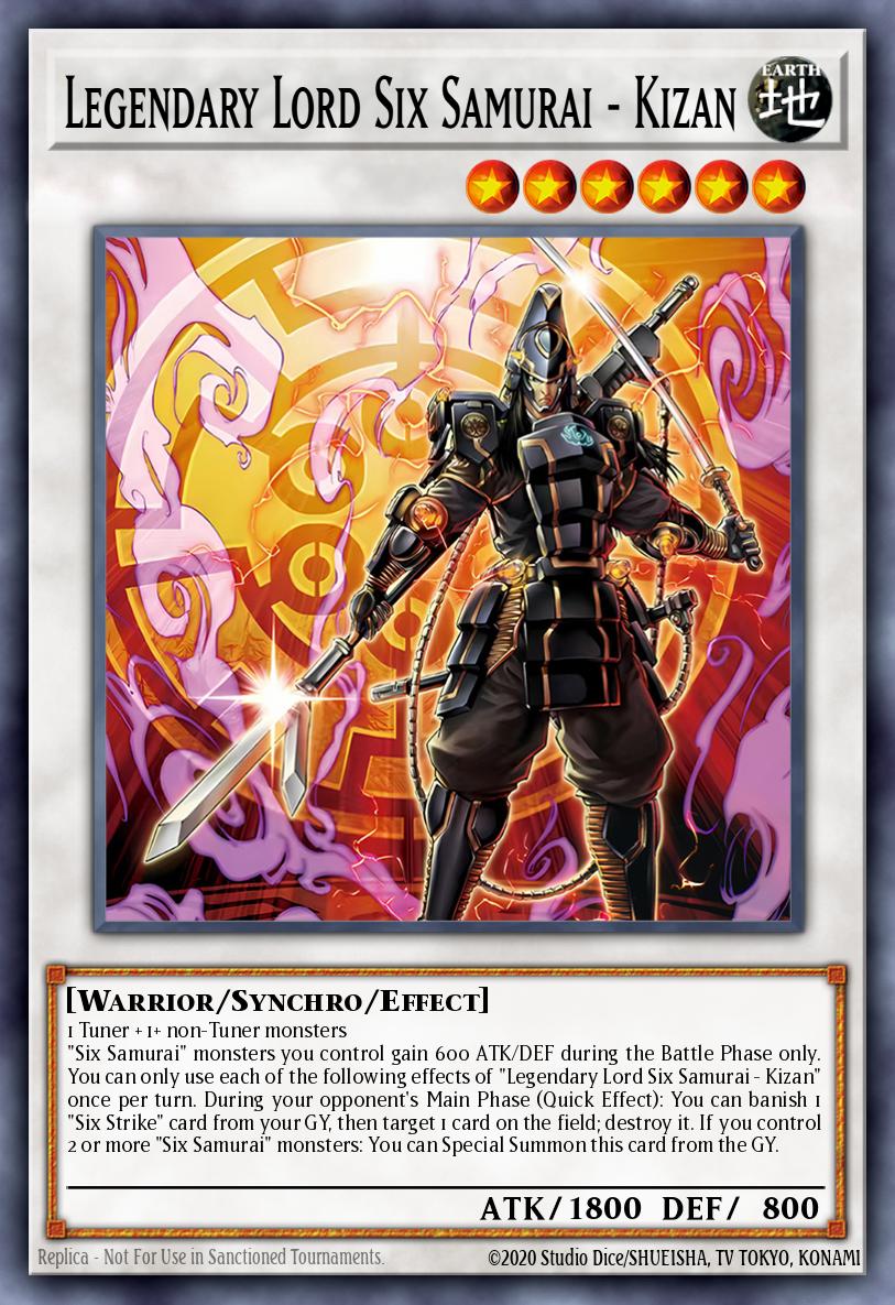 Legendary Lord Six Samurai - Kizan Common ALIN-EN042 Alliance Insight Yugioh card
