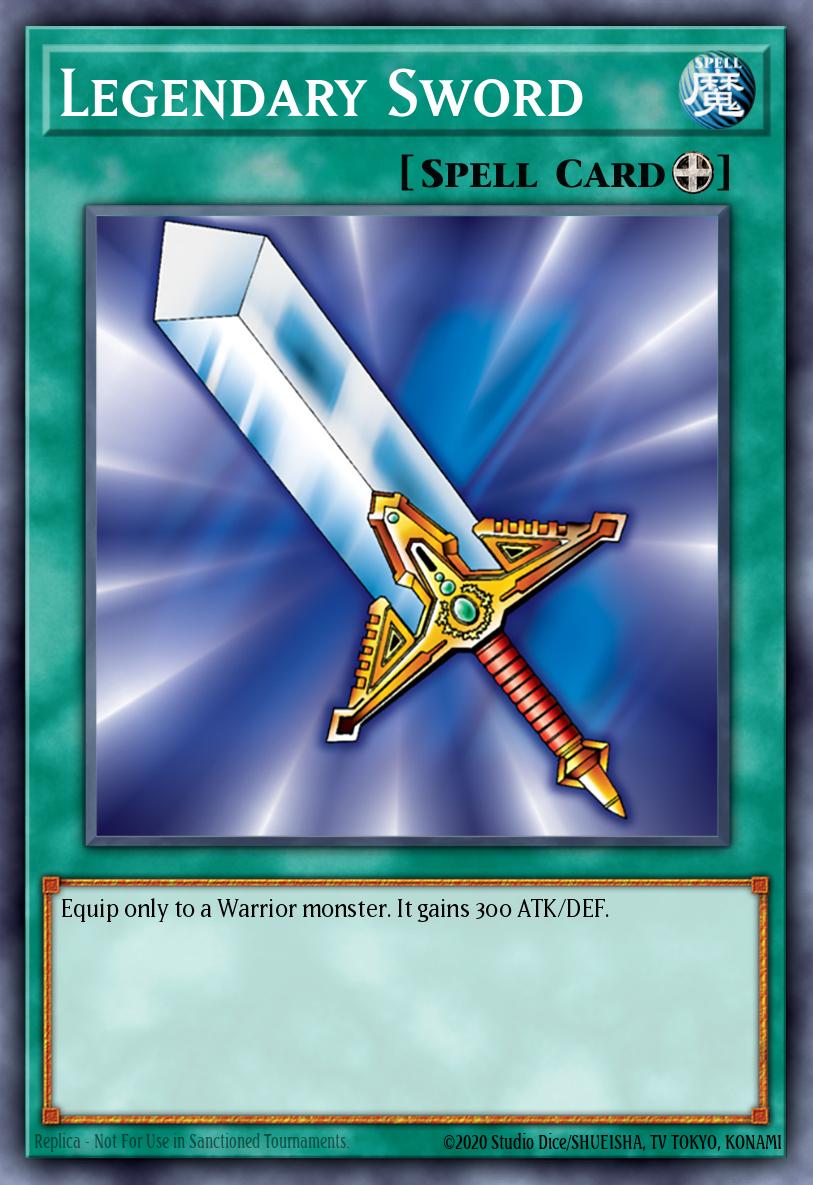 Legendary Sword Short Print LOB-040 Legend of Blue Eyes White Dragon Yugioh card