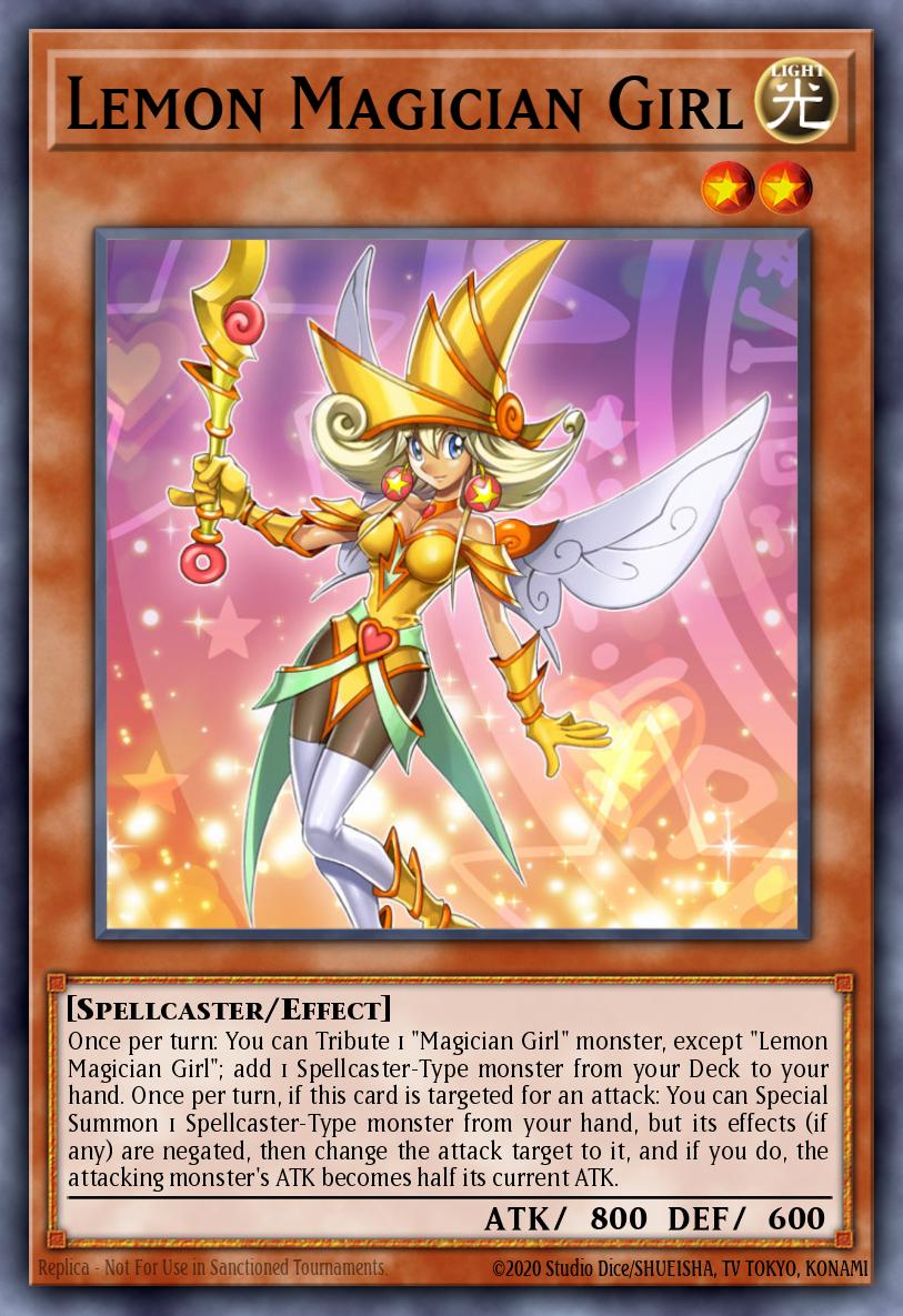 Lemon Magician Girl Ultra Rare MVP1-EN051 Yu-Gi-Oh! The Dark Side of Dimensions Movie Pack Yugioh card