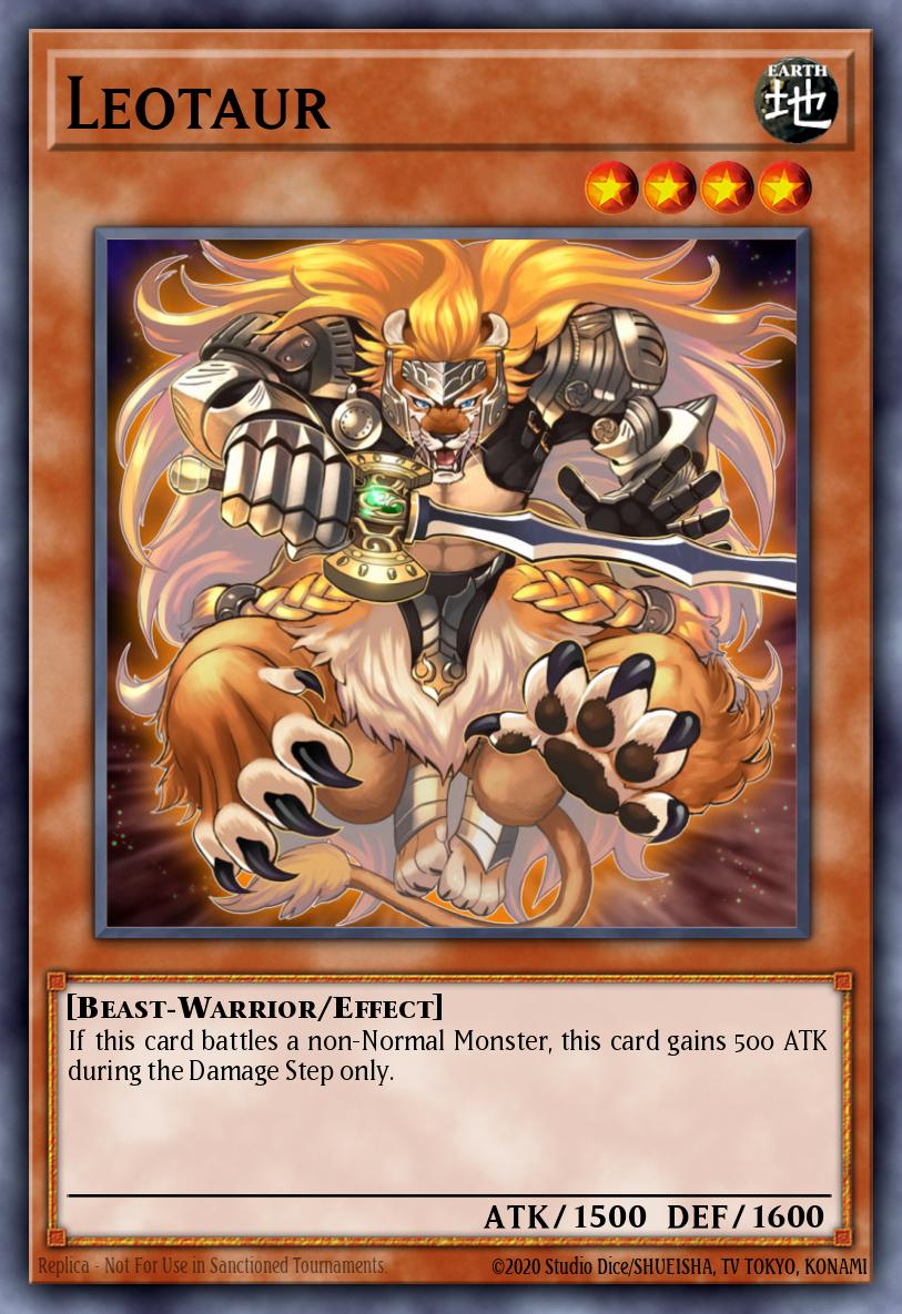 Leotaur Rare BP03-EN102 Battle Pack 3 Monster League Yugioh card