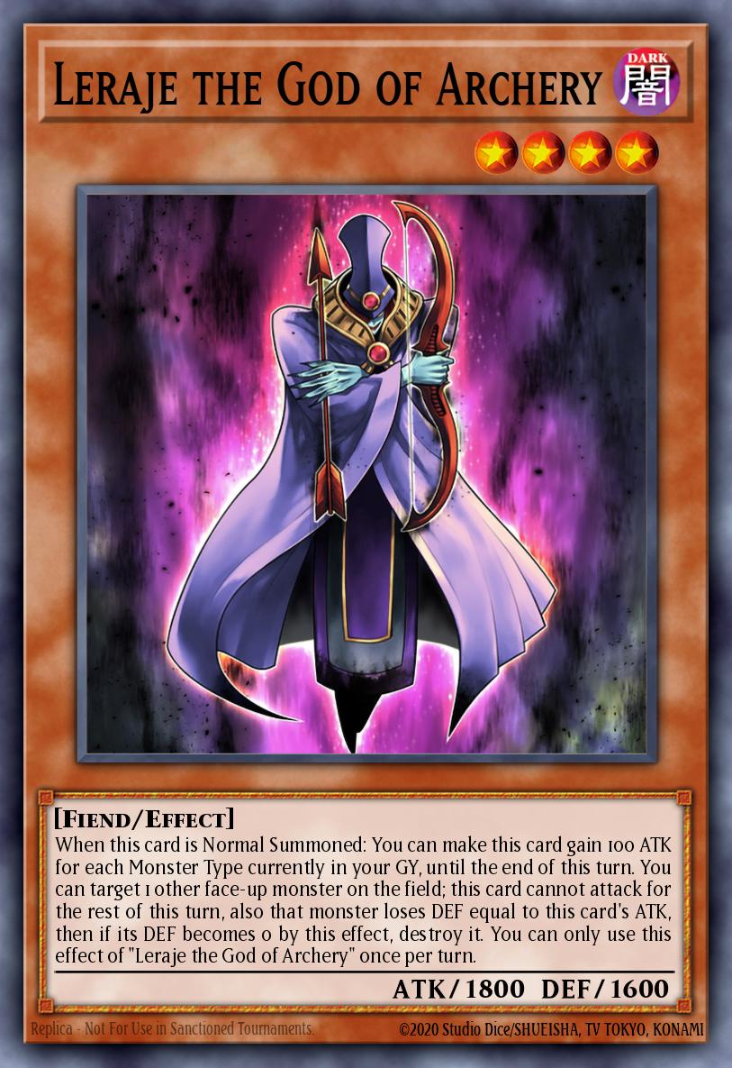 Leraje the God of Archery Ultra Rare GFP2-EN031 Ghosts From the Past The 2nd Haunting Yugioh card