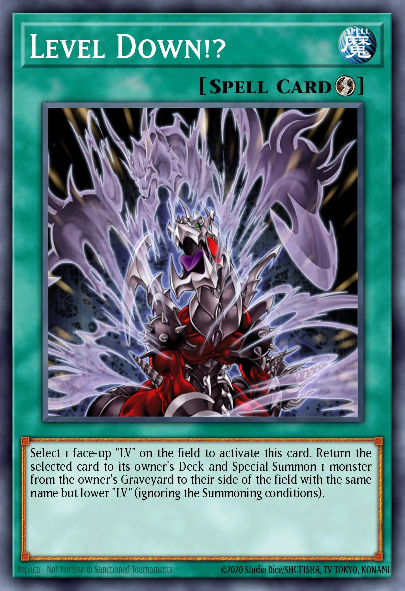 Level Down Common CDIP-EN046 Cyberdark Impact Yugioh card