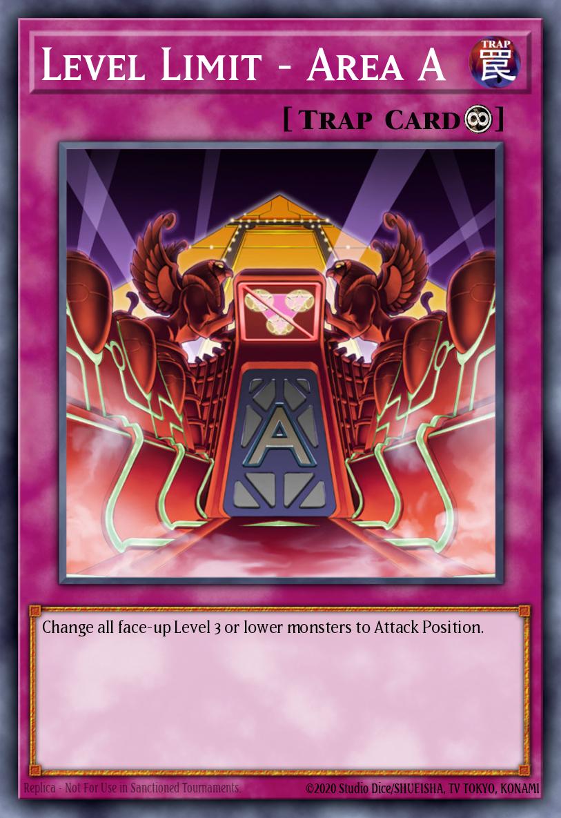 Level Limit - Area A Super Rare AP07-EN013 Astral Pack Seven Yugioh card