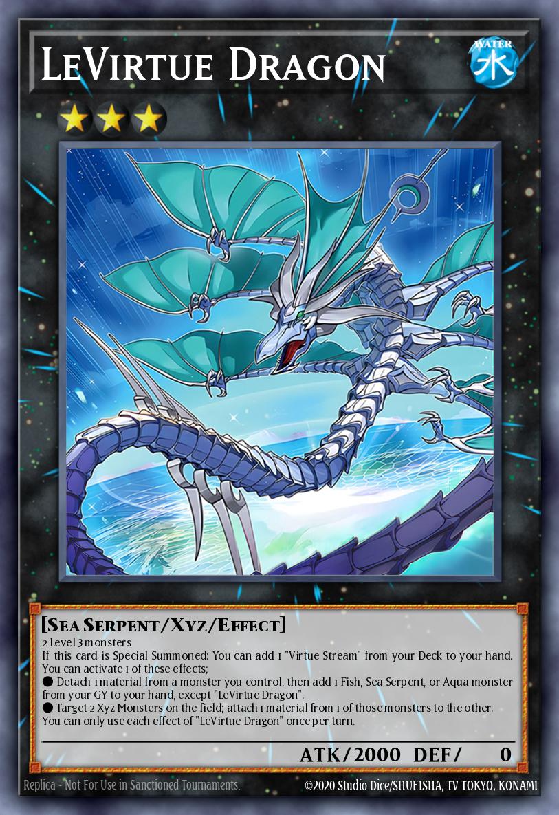 LeVirtue Dragon Ultra Rare MP25-EN249 2025 Mega-Pack Tin Yugioh card