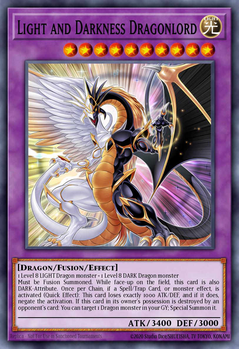 Light and Darkness Dragonlord Starlight Rare MP25-EN009 2025 Mega-Pack Tin Yugioh card