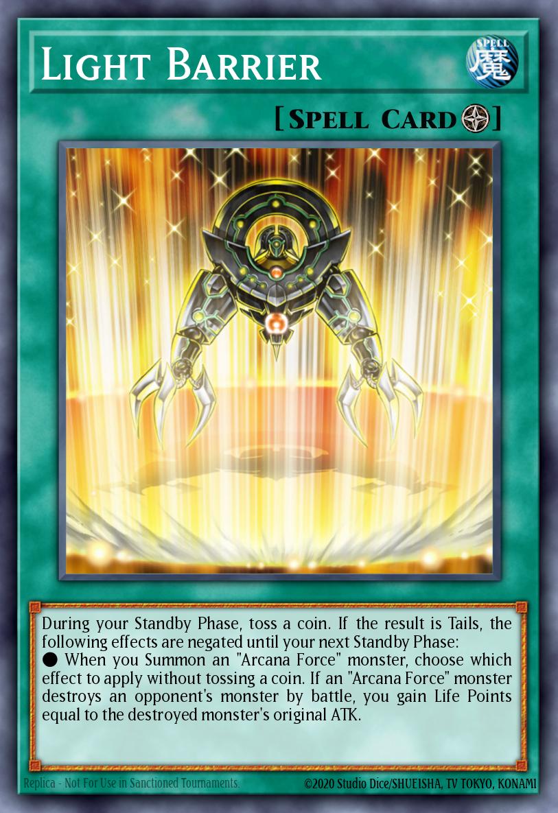Light Barrier Rare LODT-EN051 Light of Destruction Yugioh card