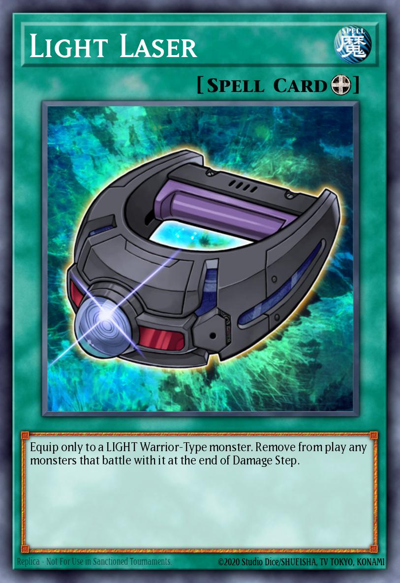 Light Laser Super Rare DP03-EN025 Duelist Pack Jaden Yuki 2 Yugioh card