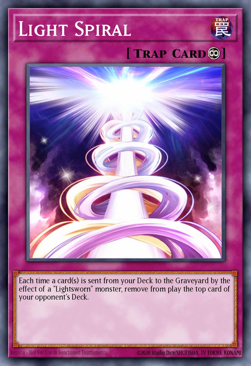 Light Spiral Common LODT-EN070 Light of Destruction Yugioh card