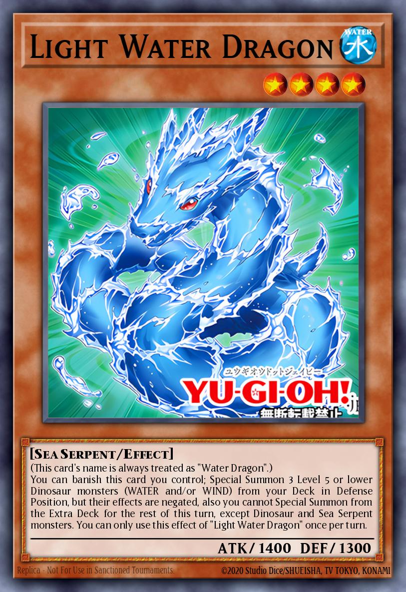 Light Water Dragon Rare MZMU-EN031 Maze of Muertos Yugioh card