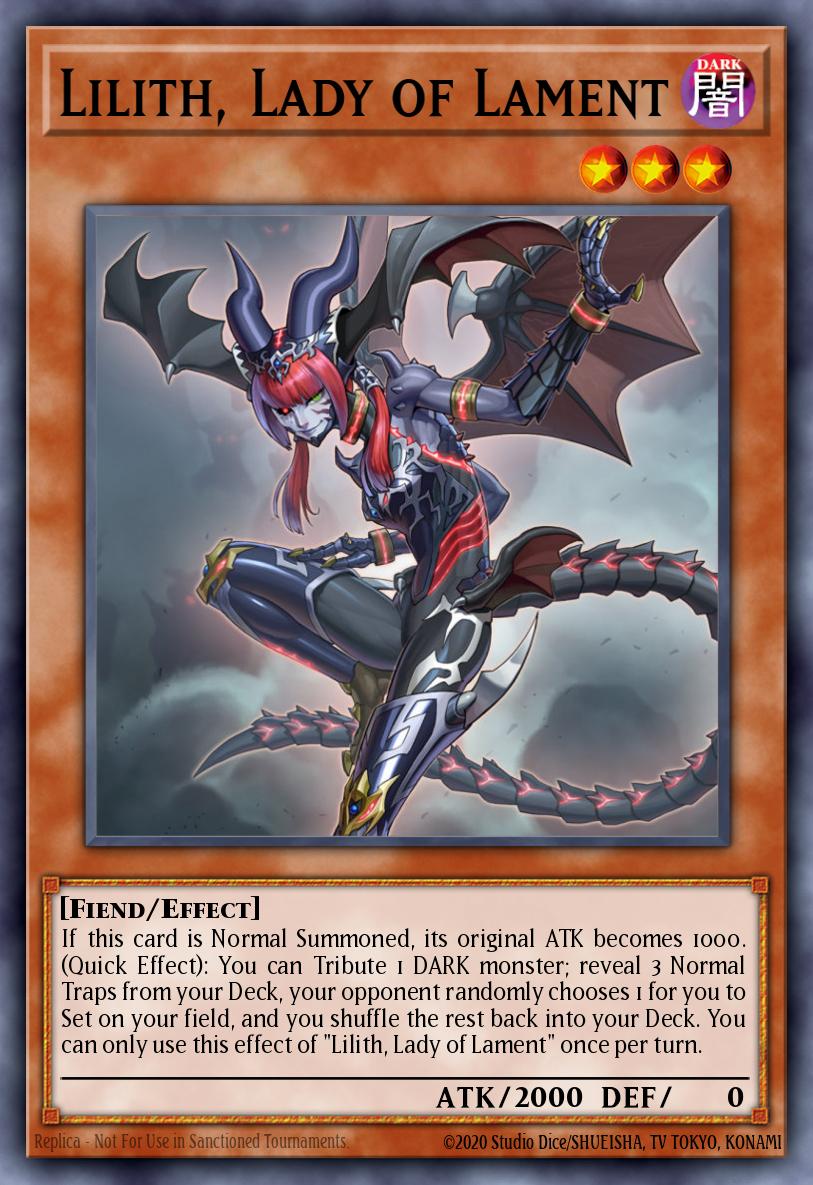 Lilith Lady of Lament Common SR13-EN022 Structure Deck Dark World Yugioh card