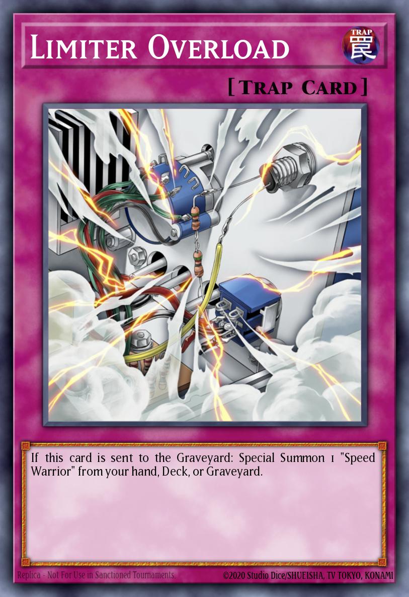 Limiter Overload Super Rare DP08-EN030 Duelist Pack Yusei Yugioh card