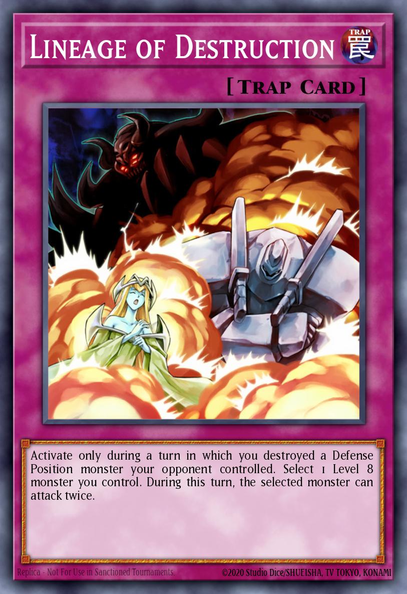 Lineage of Destruction Common CSOC-EN069 Crossroads of Chaos Yugioh card