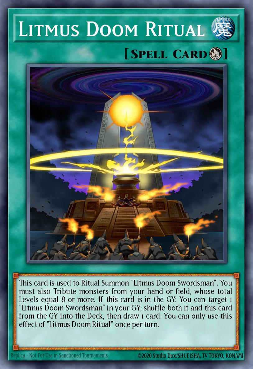 Litmus Doom Ritual Ultra Rare BLRR-EN014 Battles of Legend Relentless Revenge Yugioh card