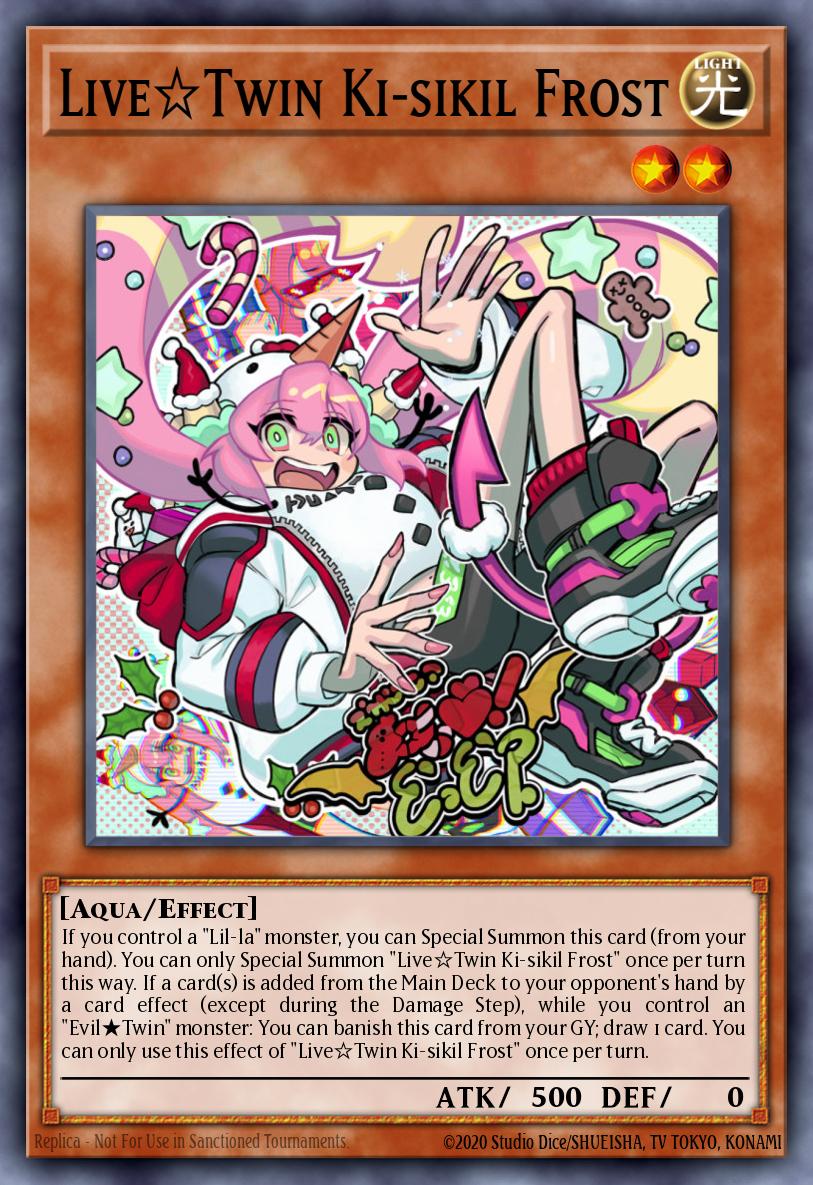 Live☆Twin Ki-sikil Frost Super Rare MP22-EN064 2022 Tin of the Pharaohs Gods Yugioh card