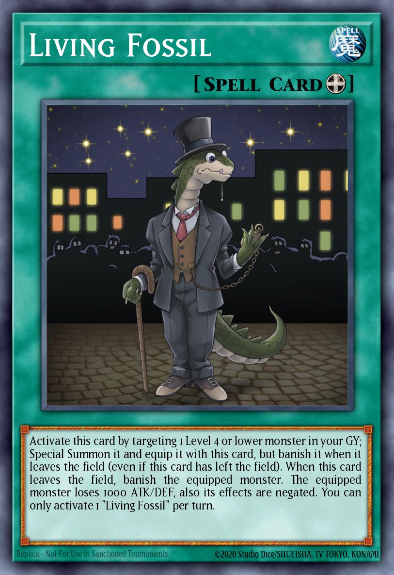 Living Fossil Common BLC1-EN104 Battles of Legend Chapter 1 Yugioh card
