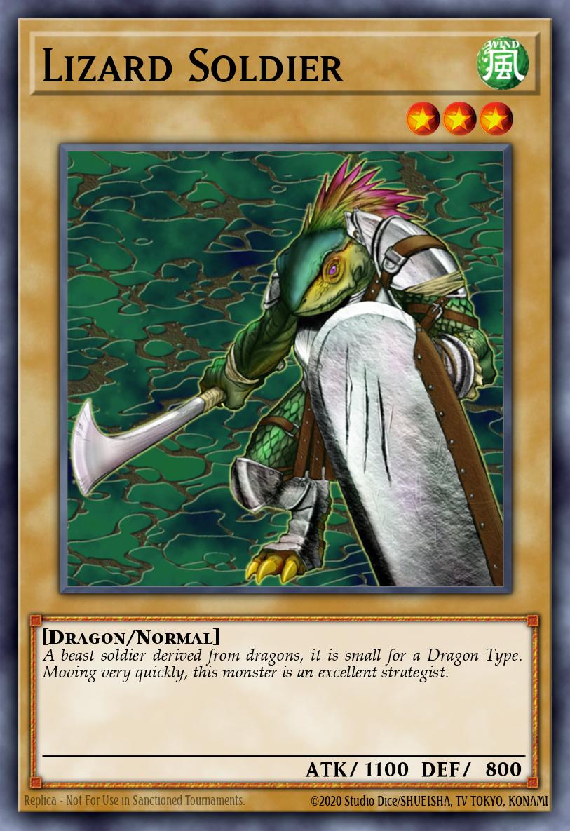 Lizard Soldier Common LOD-038 Legacy of Darkness Yugioh card