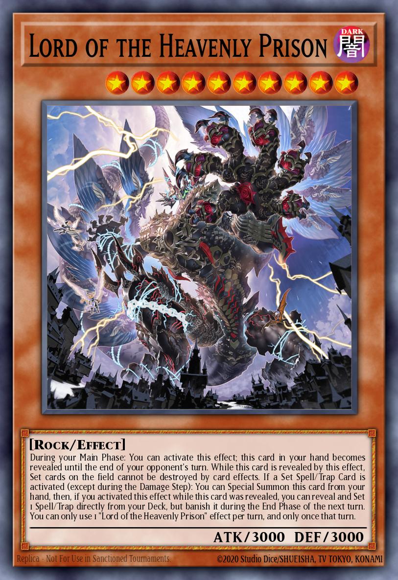 Lord of the Heavenly Prison Ultra Rare CH02-EN021 THE CHRONICLES DECK: Spirit Charmers (All-Foil Edition) Yugioh card
