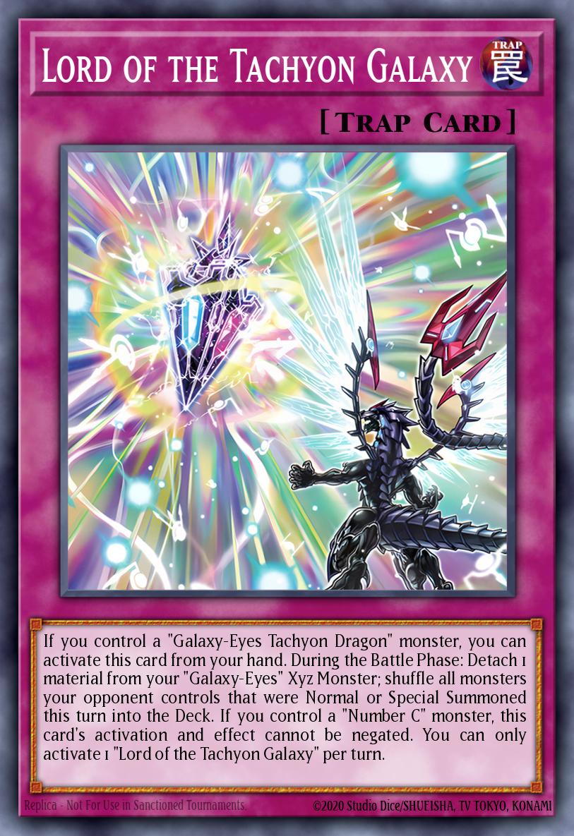 Lord of the Tachyon Galaxy New MZTM-EN017 Maze of the Master Yugioh card